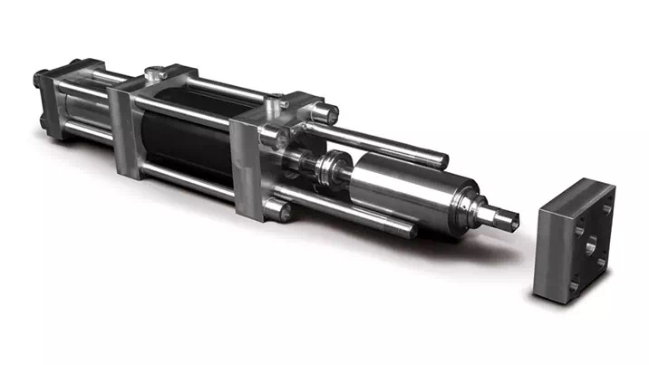 pompa wzmacniaczowa z&nbsp;metalowymi elementami